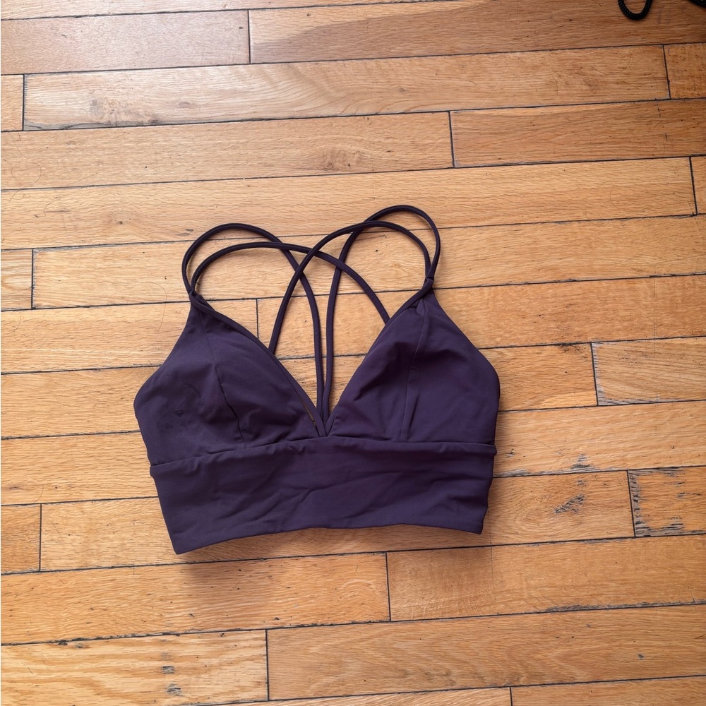 lululemon athletica Deep Purple Strappy Bralette